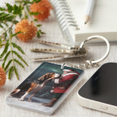 Porte-clés Trek Walker Coonhound Noël du Père Noël (Devant droit)