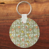 Porte-clés Trellis de William Morris, textile de jardin vinta (Recto)