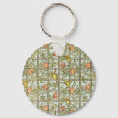 Porte-clés Trellis de William Morris, textile de jardin vinta (Verso)