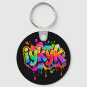 Porte-clés Trendy Modern Teen IYKYK 6-7 67 KeyChain (Verso)
