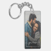 Porte-clés Très Heureux Toi Et Moi Dans L'Amour Classy Élégan (Devant gauche)