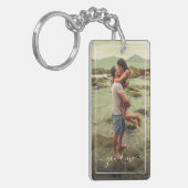 Porte-clés Très Heureux Toi Et Moi Dans L'Amour Classy Élégan (Devant gauche)