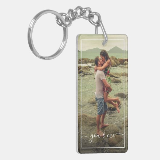 Porte-clés Très Heureux Toi Et Moi Dans L'Amour Classy Élégan (Devant gauche)