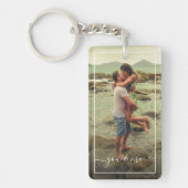 Porte-clés Très Heureux Toi Et Moi Dans L'Amour Classy Élégan (Devant)