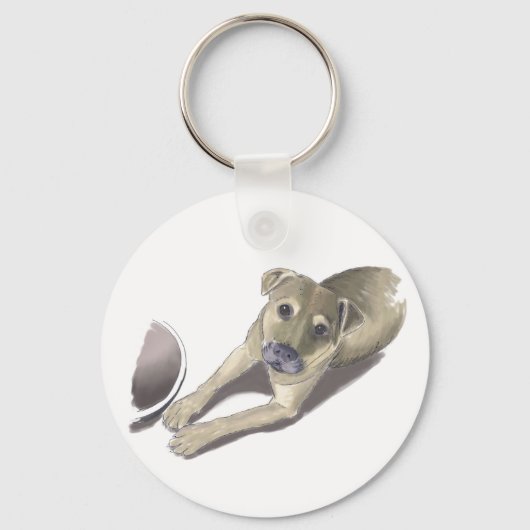 Porte-clés Très mignon meilleur ami d'Ashton Chien (Recto)