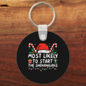 Porte-clés Très Probable De Commencer La Famme De Noël Des Sh (Recto)