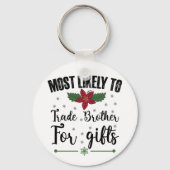 Porte-clés Très Probable De Commerce Fraternité Pour Cadeaux (Recto)
