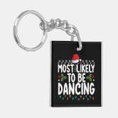 Porte-clés Très Probable De Danser La Famille De Noël (Devant gauche)