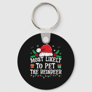 Porte-clés Très Probable De Pet Le Reindeer Fun Noël
