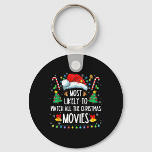 Porte-clés Très Probable De Voir Tous Les Films De Noël Fami