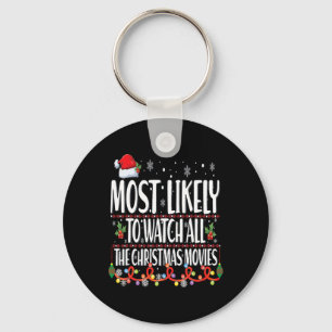 Porte-clés Très Probable De Voir Tous Les Films De Noël Matc