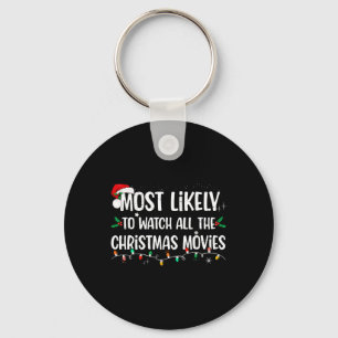 Porte-clés Très Probable De Voir Tous Les Films De Noël Matc