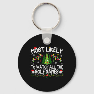 Porte-clés Très Probable De Voir Tous Les Jeux De Golf Noël