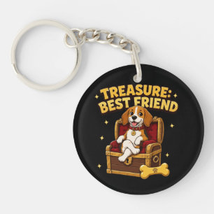 Porte-clés Trésor Meilleur Ami Beagle Chien
