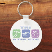PORTE-CLÉS TRI ATHLETE (Recto)