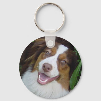 Porte-clés Tri Aussie Rouge Souriant