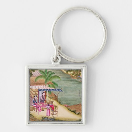 Porte-clés Tri des cocons (Devant)