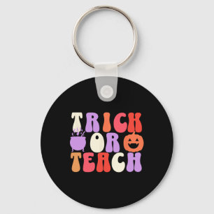 Porte-clés Tri Ou Enseigner Halloween Enseignant Super