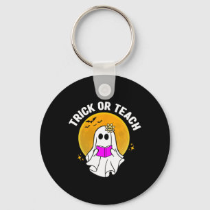 Porte-clés Tri Ou Enseigner Halloween Enseignantes Femmes Fan