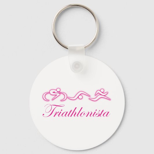 Porte-clés Tri pour femmes : Triathlonista (Recto)