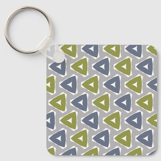 Porte-clés triangle bohème atténué (Recto)