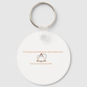 Porte-clés Triangle d'adoption (Recto)