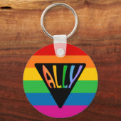 Porte-clés Triangle Gay Ally (Recto)