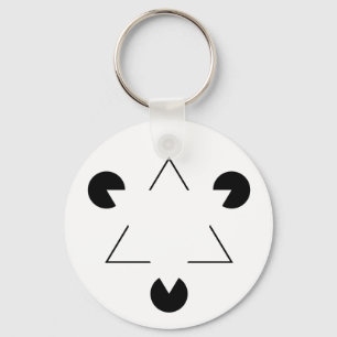 Porte-clés Triangle Kanizsa