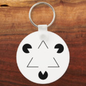Porte-clés Triangle Kanizsa (Recto)