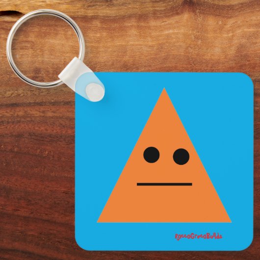 Porte-clés Triangle Meh (Recto)