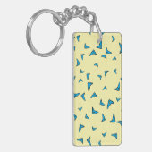 Porte-clés Triangles bleus (Devant gauche)