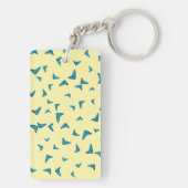 Porte-clés Triangles bleus (Dos)