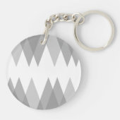 Porte-clés Triangles gris (Dos)