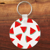 Porte-clés Triangles Motifs de pastèque (Recto)