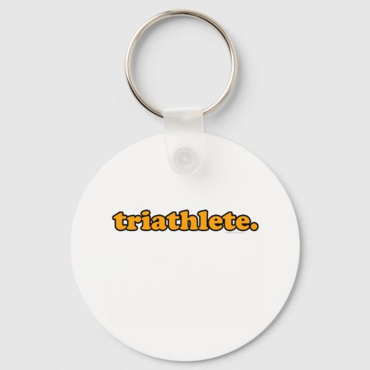 Porte-clés triathlète (Recto)