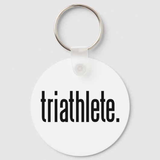 Porte-clés Triathlète. (Recto)