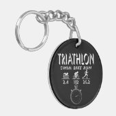 Porte-clés Triathlon (Devant gauche)
