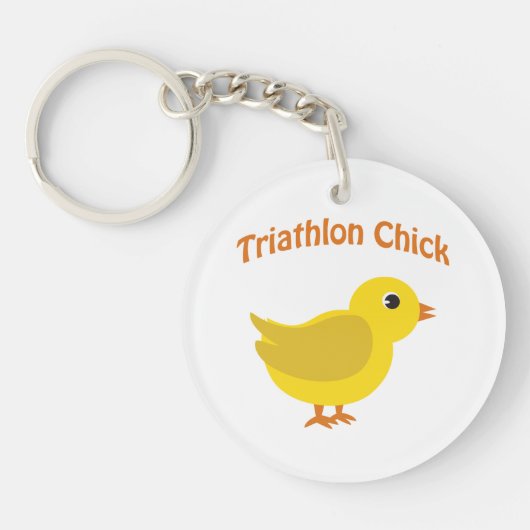 Porte-clés Triathlon Chick (Devant)