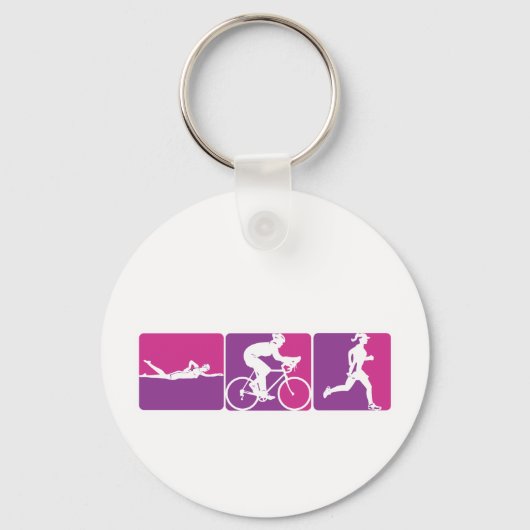 Porte-clés Triathlon de la Ligue majeure (Recto)