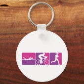 Porte-clés Triathlon de la Ligue majeure (Recto)
