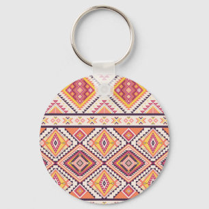 Porte-clés Tribal Aztec rayé Arrière - plan sans couture