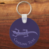 Porte-clés Tribal Lizard Mauve Porte - clé (Recto)