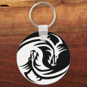 Porte-clés Tribal Yin Yang (Recto)