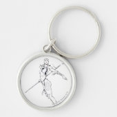 Porte-clés tribu Indigo 8 (Devant)