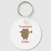 Porte-clés Tribu Trompette Chat Rose (Verso)