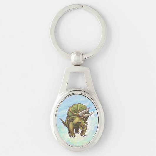 Porte-clés Tricératops de Whimsical (Devant)