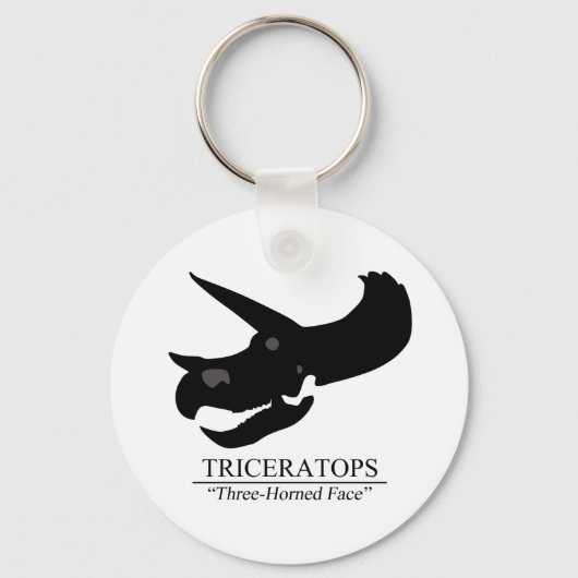 Porte-clés Tricératops Skull (Recto)