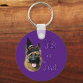 Porte-clés Trick berger allemand (sable) (Recto)