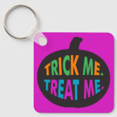 Porte-clés Trick Me Traite, Halloween Multi-Couleur (Recto)