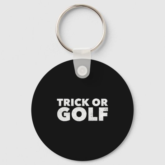 Porte-clés Trick Or Golf Funny Halloween (Recto)